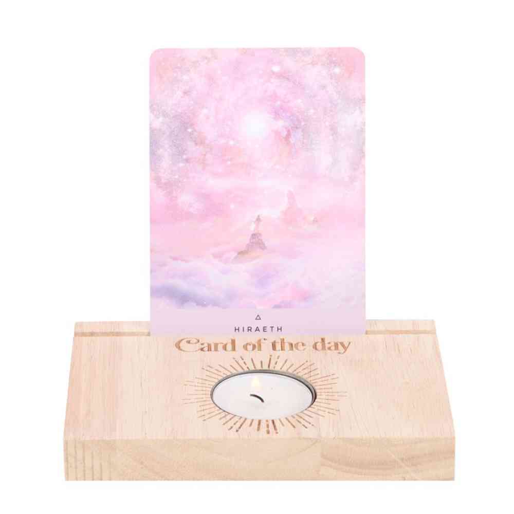 Something Different - Natural Card of the Day Tarot Card Stand Tea light holder - Multicolours